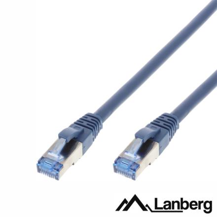 Cabo S/FTP LSZH CAT6A 0.5m Azul LANBERG