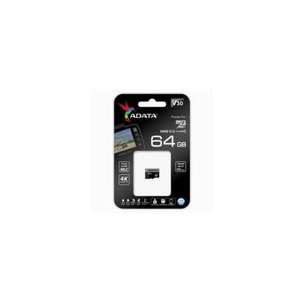 Cartão Memória MicroSDXC ADATA 64GB Class10 + Adaptador SD