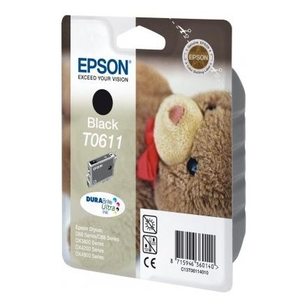 Cartucho Orig Epson T0611 Preto