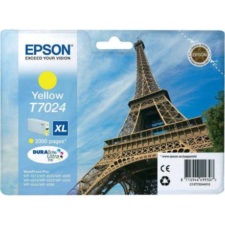 Cartucho Orig Epson T7024 Xl Amarelo