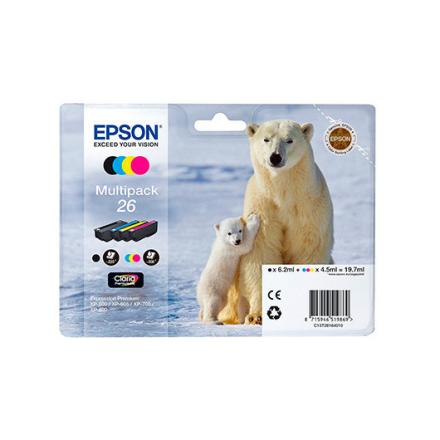 Cartucho Orig Epson Claria 26 Múltipla 4 Cores