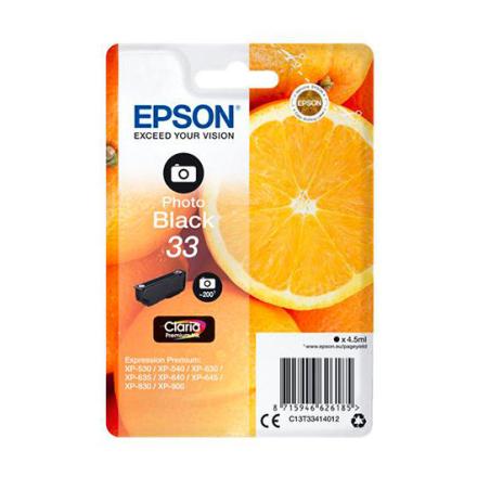 Cartucho Orig Epson 33 Foto Preto C13t33414012