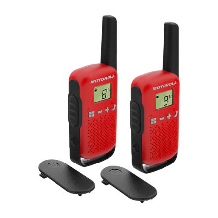 Pack 2 Walkie Talkies Motorola TLKR T42 PMR446 Vermelho