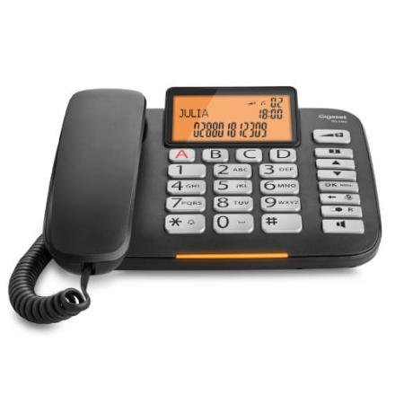 Telefone GIGASET DL580 Preto