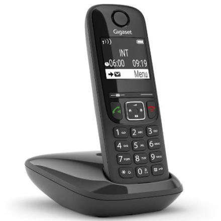 Telefone GIGASET Wireless AS690 Preto