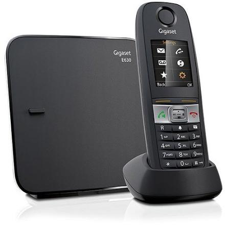 Telefone Gigaset E630 Wireless Preto