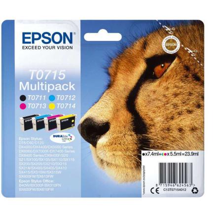 Tinteiro Multipack 4 T0715 Dx4000 5000 6000 7000f Epson