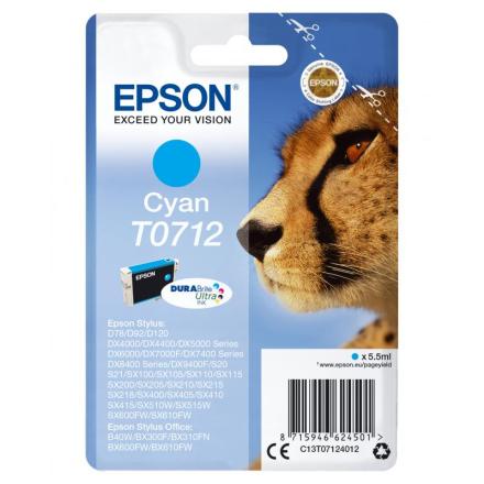 Tinteiro Cian T0712 Epson