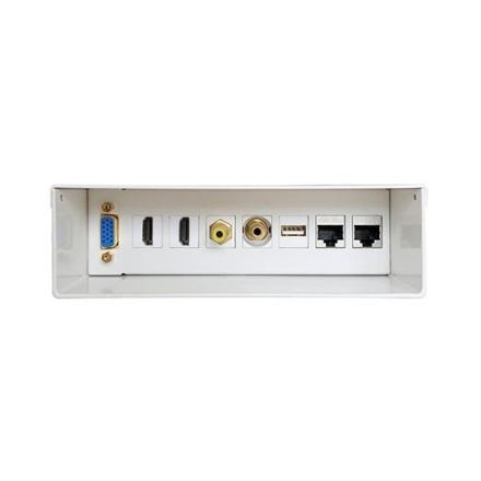 Caixa De Conexões Audiovisual Aisens Branco