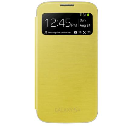Capa Samsung S View Para Galaxy S4 Amarelo