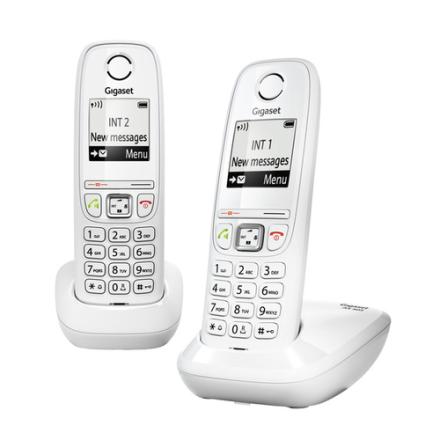 Telefone GIGASET Wireless AS405 Duo Branco
