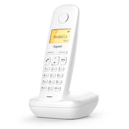Telefone Fixo Gigaset A170 S/ Fios Branco
