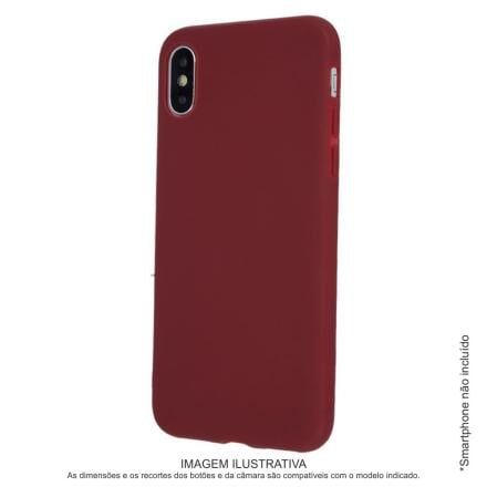 Capa TPU Anti-choque P/ iphone XS Max Bordô