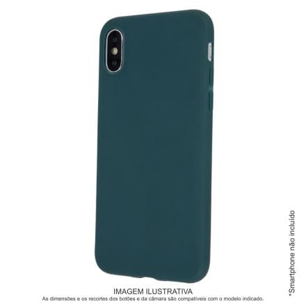 Capa TPU Anti-choque P/ iphone XS Max Verde Floresta