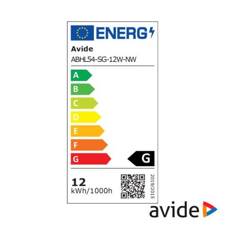 Painel LEDS Quadrado 12W 222mm 4000k 850lm Ip54 AVIDE