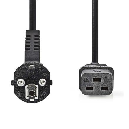 Cabo de Alimentação IEC-320-C19 2M Preto NEDIS