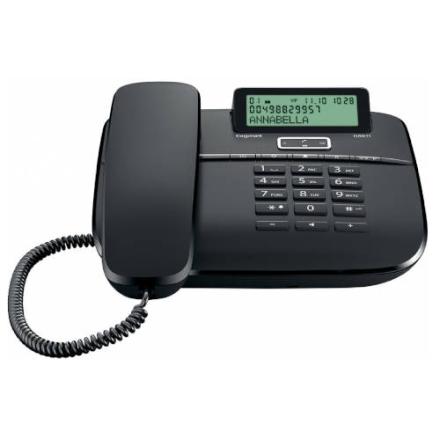 Telefone Fixo Siemens-Gigaset DA611 Preto