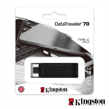 Pen Drive Kingston 128GB Data Traveler 70 USB 3.2 Type C
