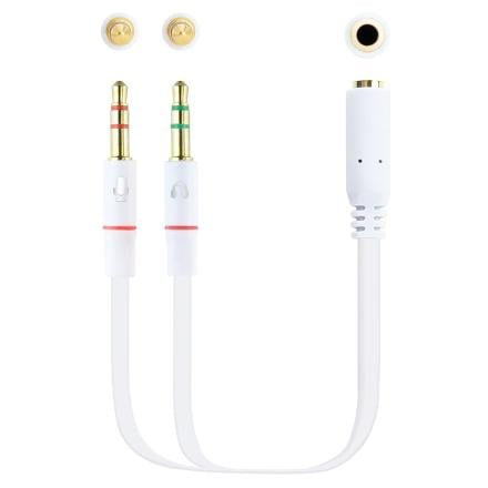 Cabo Jack 3.5mm Fêmea 4P / 2x Macho ST Nanocable