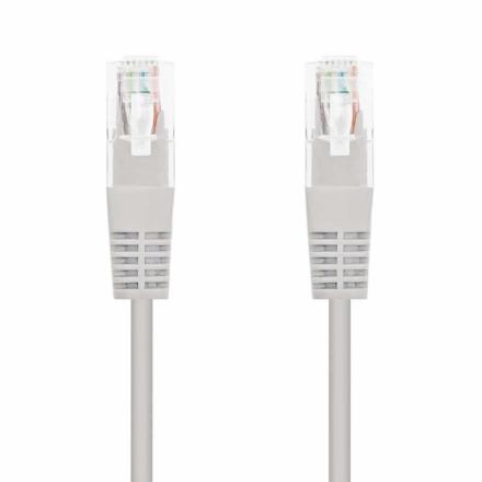 Cabo de Rede Nanocable RJ45 UTP Cat 6E 25cm Cinza