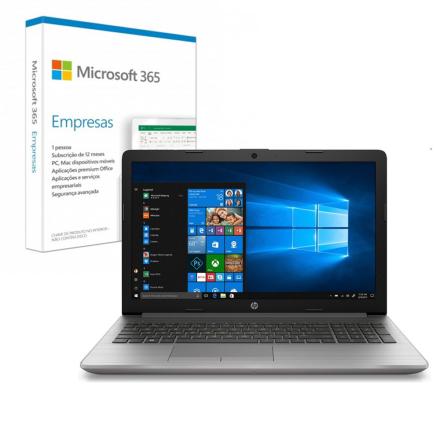 Pack Portátil HP 250 15.6 8/256GB SSD + Office 365 Bus 2019
