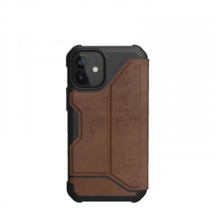 Capa UAG P/ Iphone 12 Mini Metropolis Castanha Flip Cover