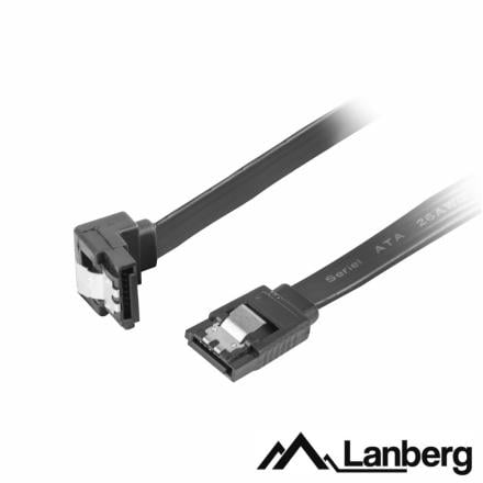 Cabo Dados SATA III C/ Bloqueio 0.5m LANBERG