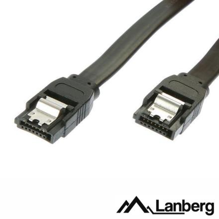 Cabo Dados SATA III C/ Bloqueio 0.5m LANBERG