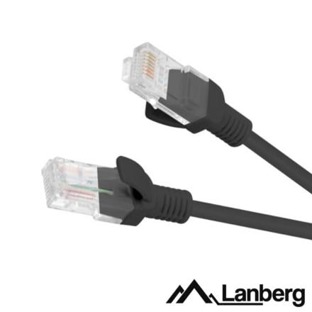 Cabo UTP CAT5E 25cm Preto LANBERG