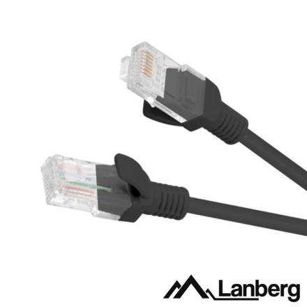 Cabo UTP CAT5E 50cm Preto LANBERG