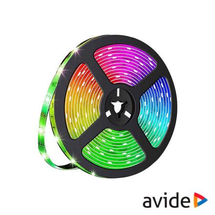 Fita 150 LEDS 5050 RGB 12V 5m IP65 WIF I+ IR AVIDE