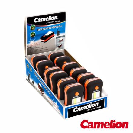 1 Lanterna LED 2em1 Magnética c/ Gancho CAMELION