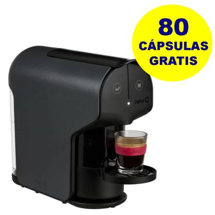 Máquina De Café Delta Q Quick Preto + 80 Cápsulas