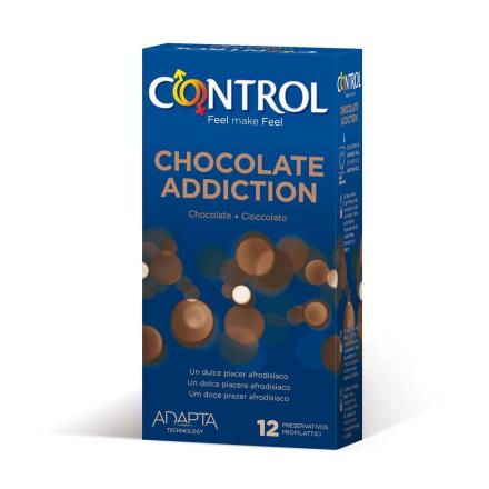 Preservativos Control Adapta Sabor Chocolate 12 Unidades
