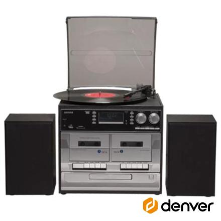 Gira-Discos 33/45/78RPM AM/FM/Cd/Cassete/SD 2x2W DENVER