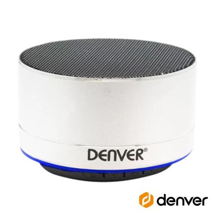 Coluna Bluetooth Portátil Bat/Mp3 Cinza DENVER
