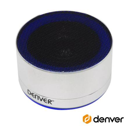 Coluna Bluetooth Portátil Bat/Mp3 Cinza DENVER