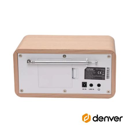 Rádio Portátil C/ Despertador 1W FM/AUX DENVER