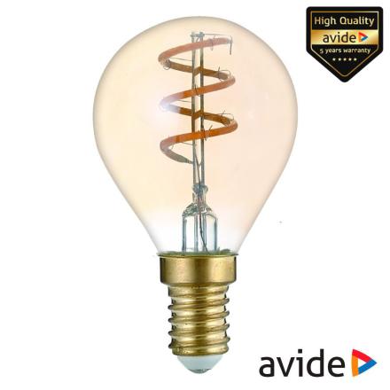 Lâmpada E14 3W Globo 230V Filamento 2700K 180lm AVIDE