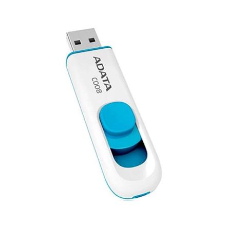 Pen drive 32gb Usb2.0 Adata Ac008 Branco / Azul