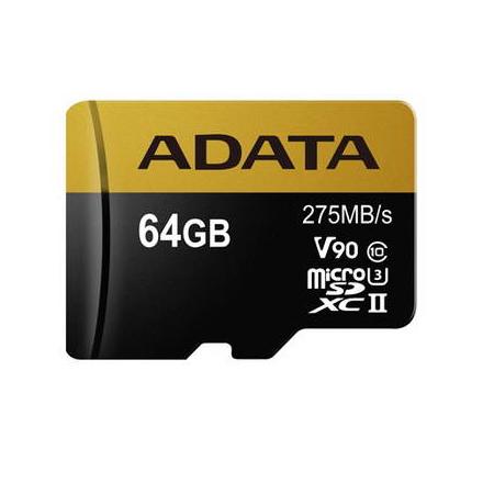 Cartão Memória MicroSDXC ADATA 64GB Class10 + Adaptador SD