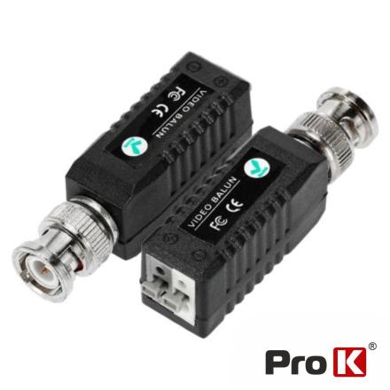 Conversor Passivo Hd 2x Balun Vídeo Terminais Aperto