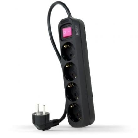 Extensão C/ Interruptor Nanocable 4 Saidas 1,4M Preto