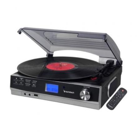 Gira-Discos Sunstech PXR23 Bluetooth Rádio Fm