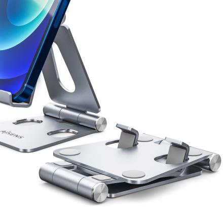 Suporte Para Smartphone/Tablet Aisens Prateado