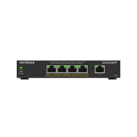 Hub Switch 5 Portas Netgear Gs305Epp-100Pes