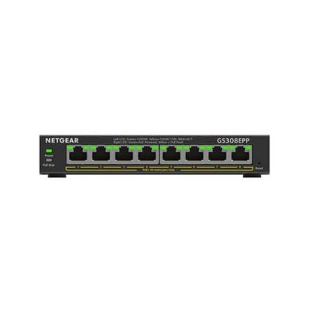 Hub Switch 8 Portas Netgear Gs308Epp-100Pes