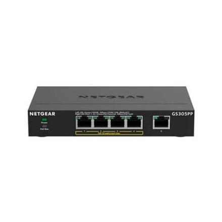 Hub Switch 5 Portas 10/100/1000 Netgear Gs305Pp-100Pe