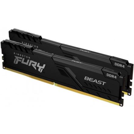 Memória Ram Kingston 16Gb 2x8Gb Fury Beast Ddr4 3600Mhz