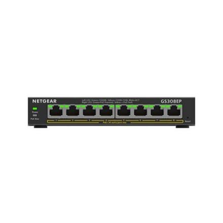 Hub Switch 8 Portas Netgear Gs308Ep-100Pes